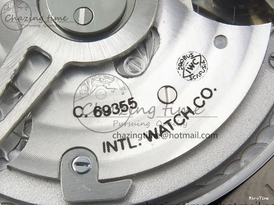 MIROTIME 0212 Portuguese Chrono IW3716 Z+F 1:1 Best Edition White Dial on Gray Rubber Strap A WrinkleFree 7014